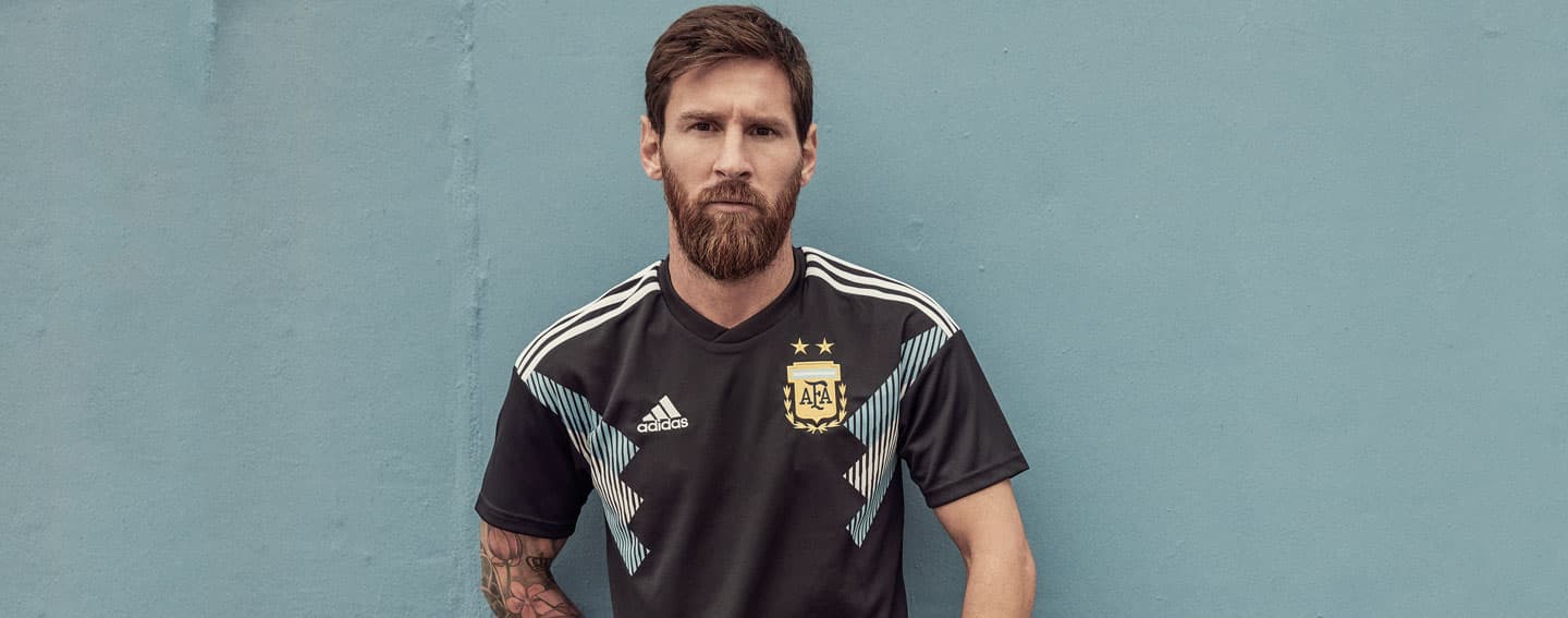   2018 adidas Argentina away World Cup jerseys
