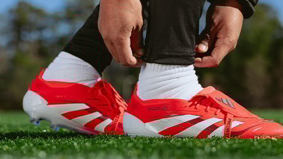 adidas Predator Elite FG Firm Ground Soccer Cleat - Lucid Red/White/Core Black