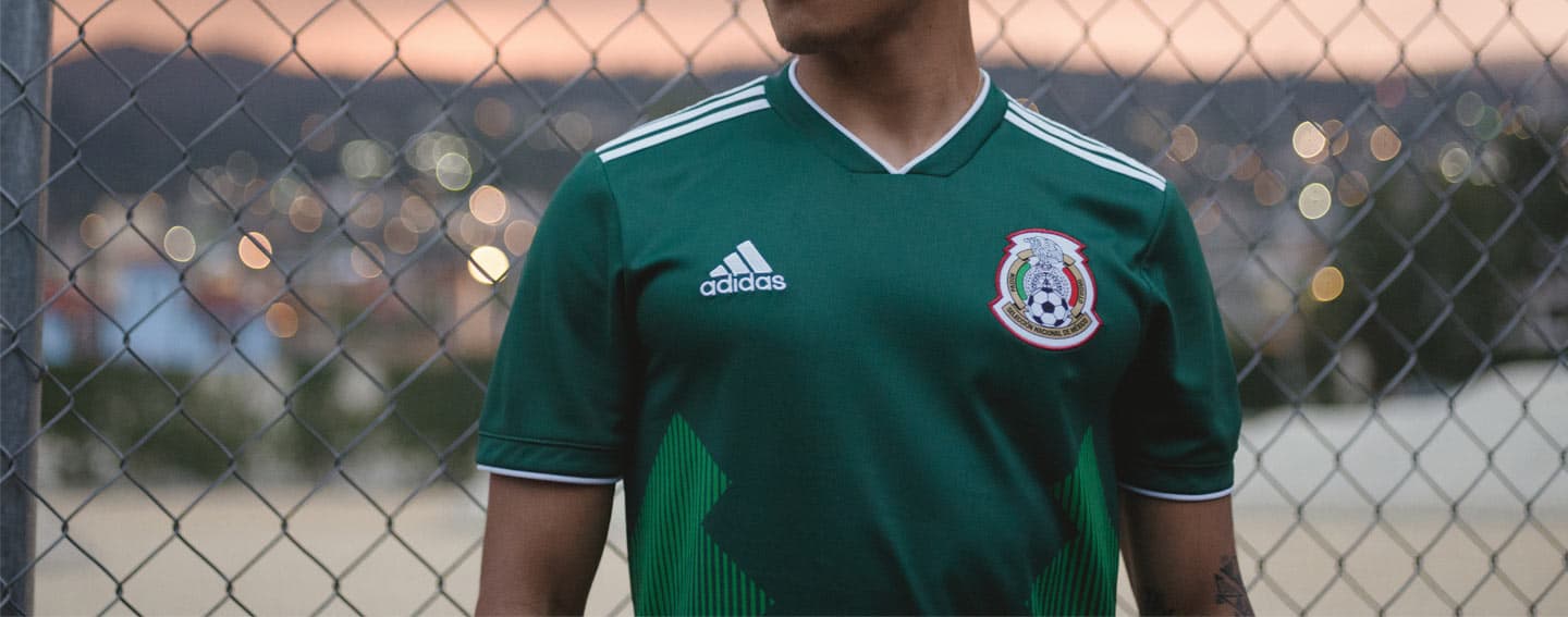  2018 adidas Mexico home jersey