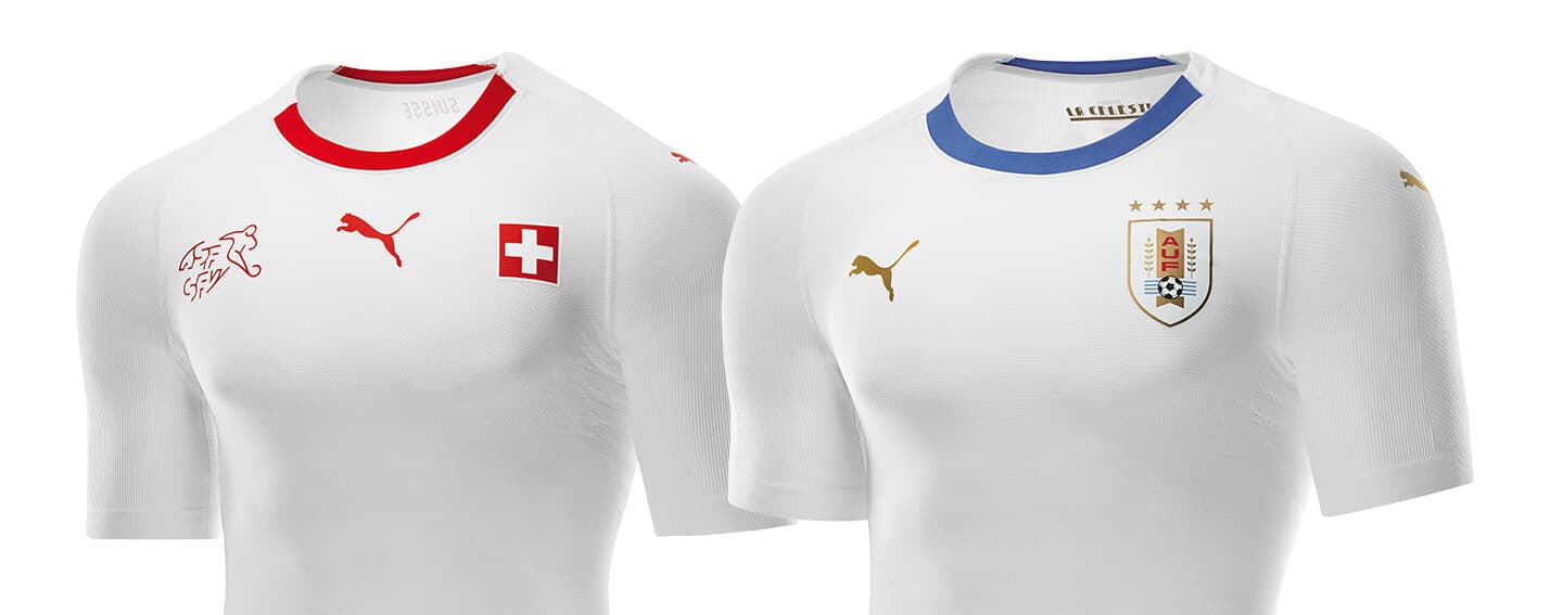  PUMA reveals white 2018 World Cup and national team kits