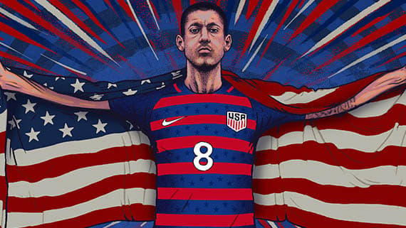  2017 Nike USA Gold Cup Soccer Jersey
