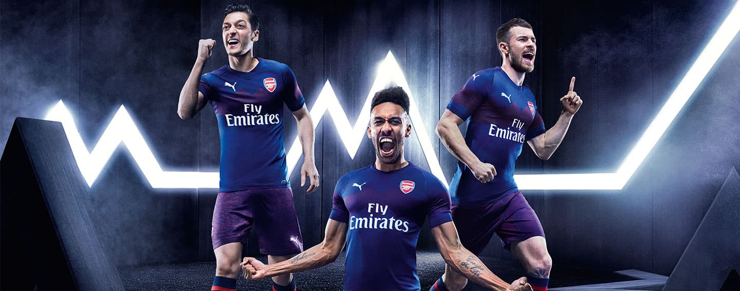 2018 19 Puma Arsenal Away Jerseys Revealed