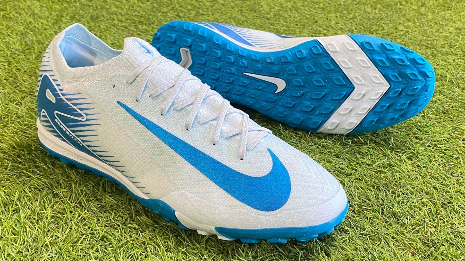 Nike Zoom Mercurial Vapor 16 Pro TF Turf Soccer Cleat - Ocean Cube/Pink Blast