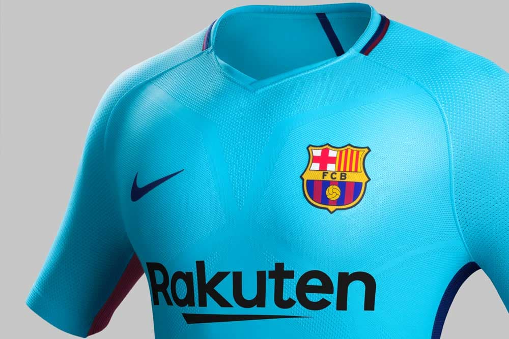2017-18 Nike FC Barcelona away jersey