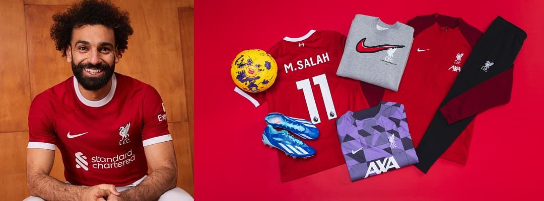 Mo Salah Jersey (Liverpool & Egypt) & Cleats