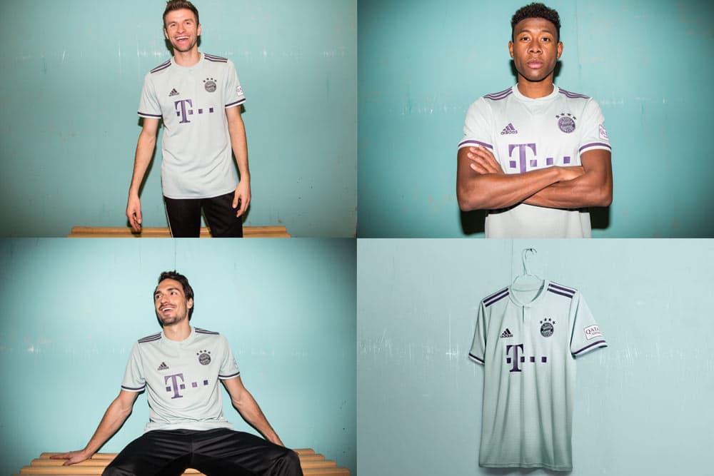 2018 19 Adidas Bayern Munich Away Jerseys Debut