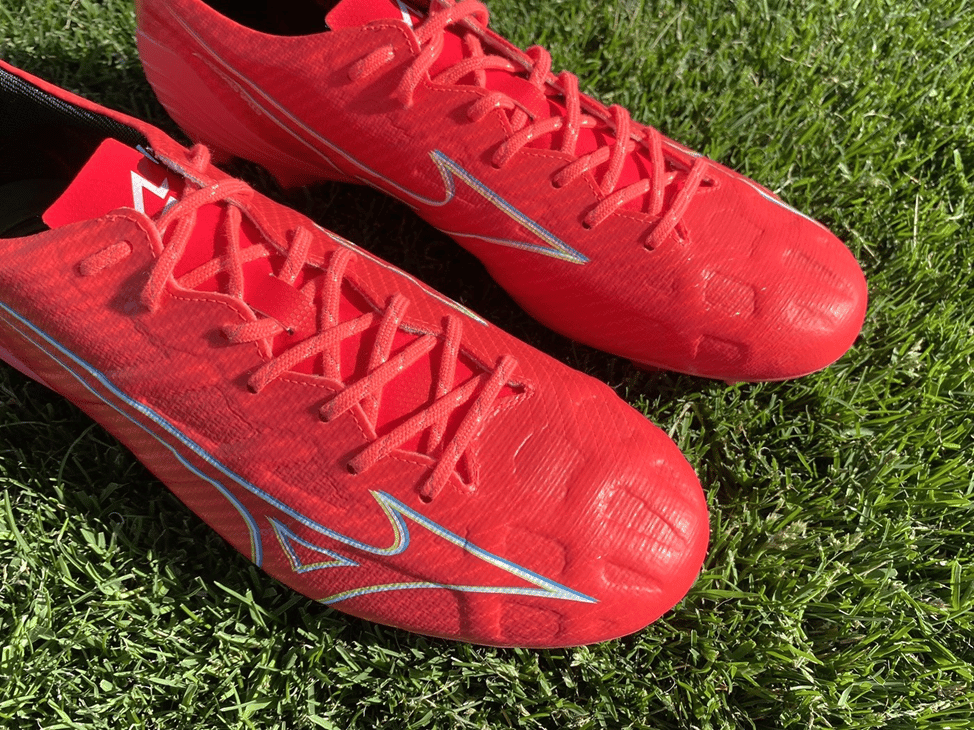 Mizuno Alpha Pro AS - Laser Blue/White/Gold - Adult Cleats |