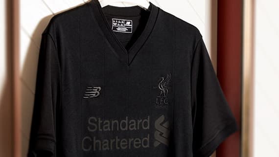 New Balance Reveals Limited Edition Pitch Black Liverpool Jersey