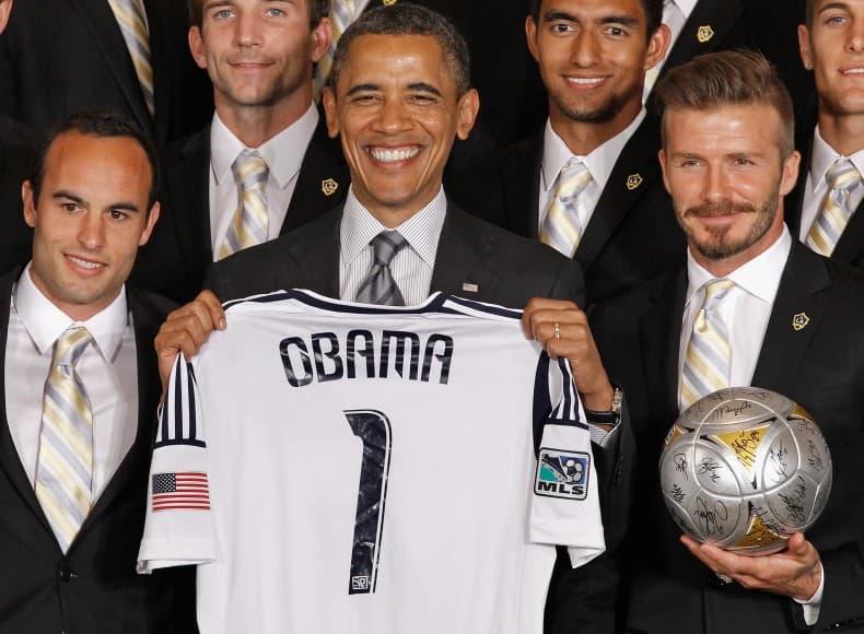 Obama Welcomes MLS Champions LA Galaxy To The White House