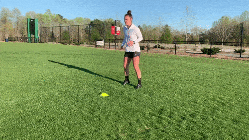 Wall Passing with Cone - Inside of Your Foot