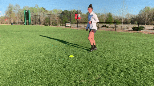 Wall Passing with Cone - Outside of Your Foot