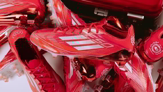 adidas F50 Elite SOCCER.COM 40th Anniversary FG Firm Ground Soccer Cleat - Ruby