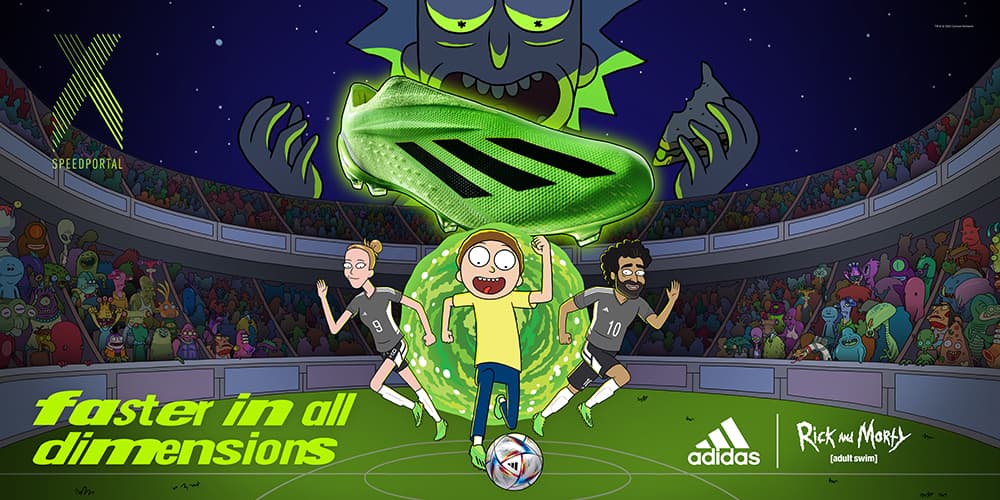 Rick and Morty help to unveil the new adidas X Speedportal soccer cleats
