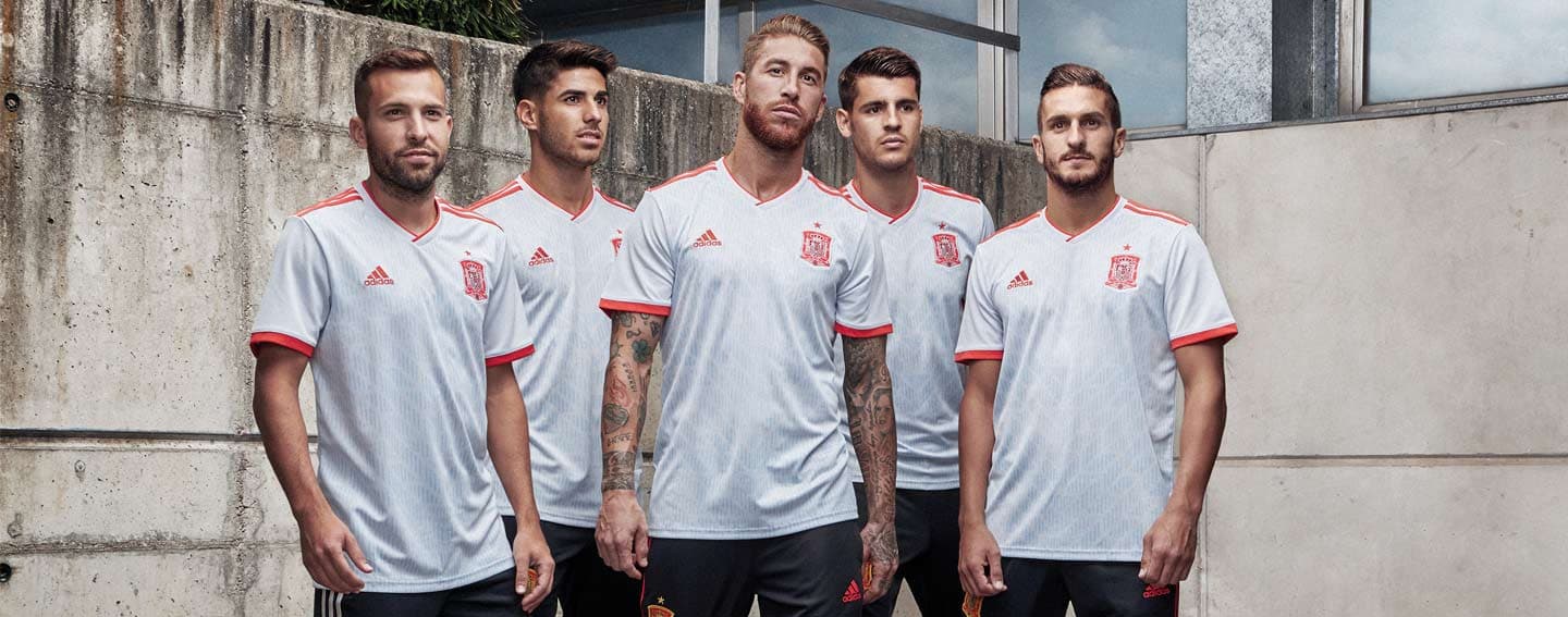  2018 adidas Spain away World Cup jerseys