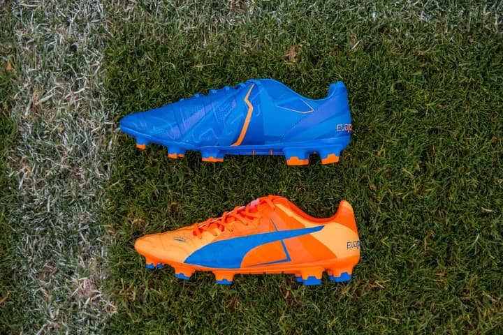 PUMA Launched the new H2H Duality evoPOWER Football Boots in Orange and Blue