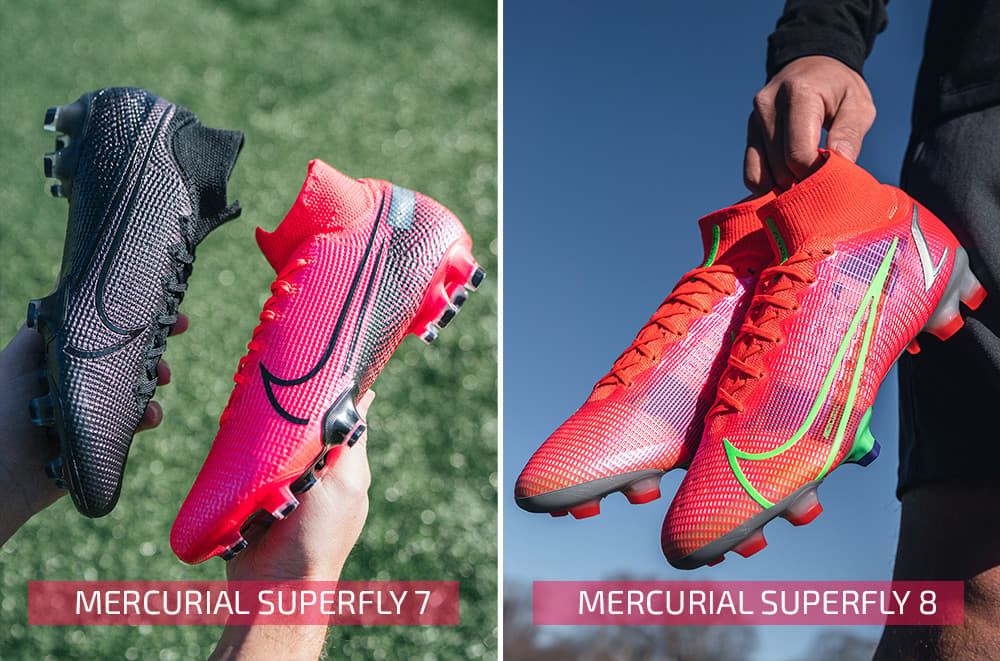 Nike Mercurial Superfly 7 vs Superfly 8