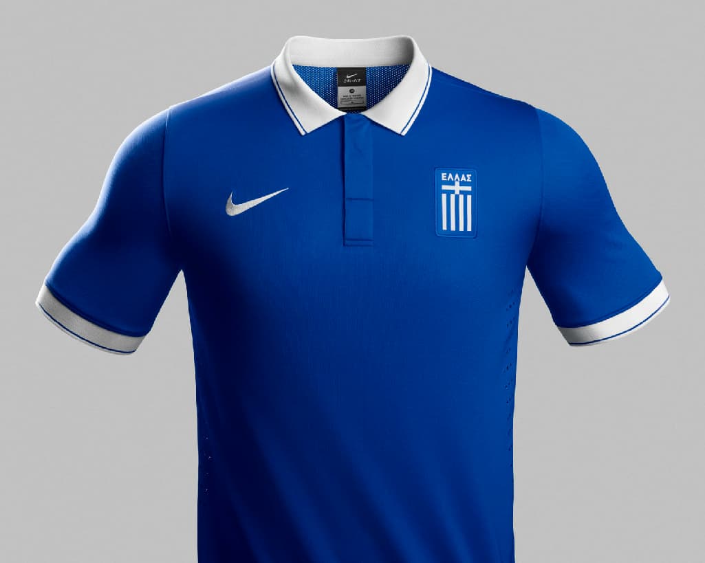 Nike's Greece 2014 Home/Away Kits
