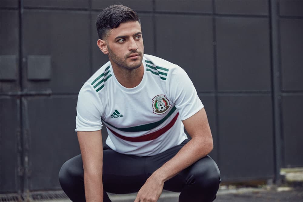 2018 adidas Mexico away World Cup jerseys