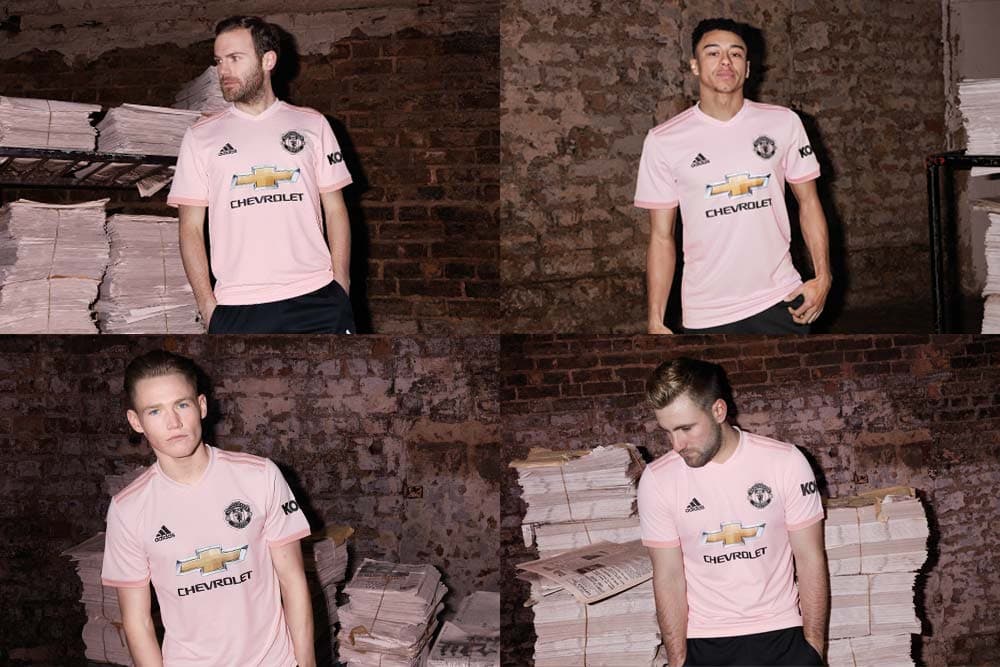 Manchester United 2018/19 adidas away jersey