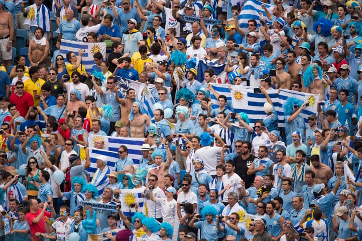 Foto previo al partido Italia vs Uruguay, correspondiente al Grupo D, partido numero 37 del Mundial Brasil 2014, en la Foto: FANS 24/06/2014/MEXSPORT/ OMAR MARTINEZ Estadio: Arena Das Dunas