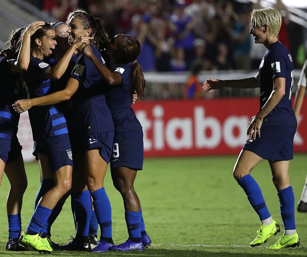 USWNT stars in the new Nike Always Forward pack