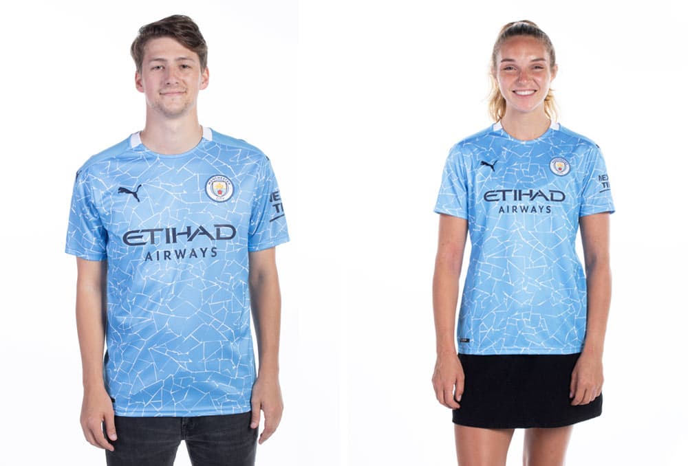 PUMA Manchester City authentic and replica crests