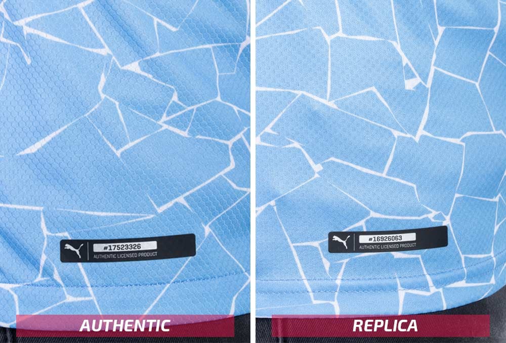PUMA Manchester City authentic and replica jerseys