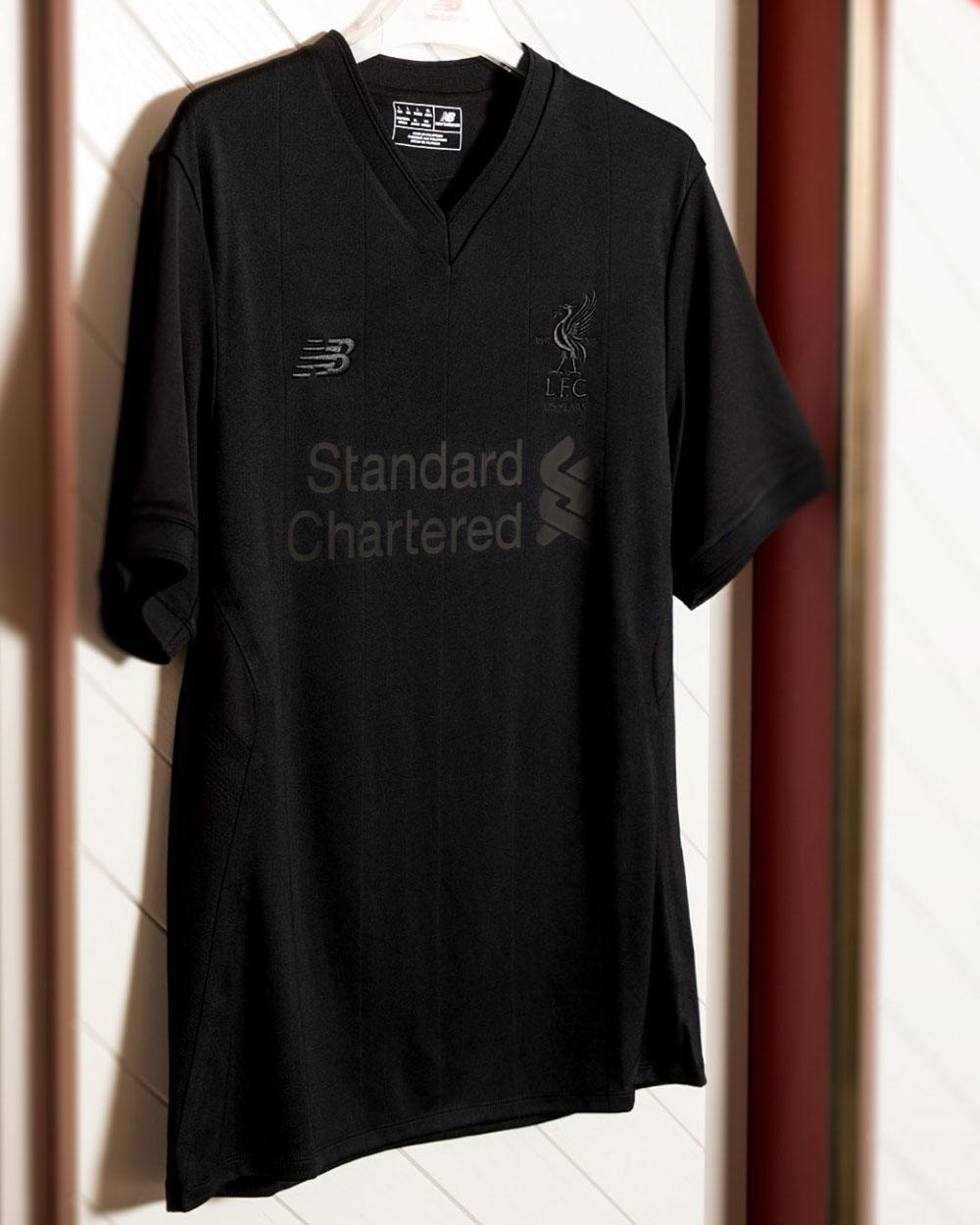 New Balance reveals limited edition pitch black Liverpool jersey