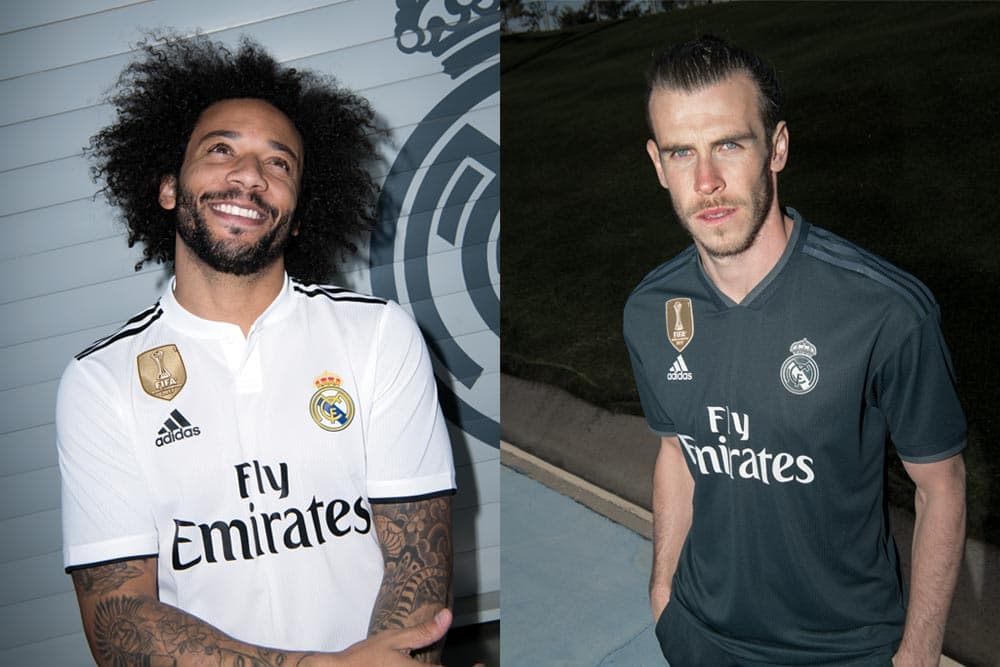 adidas Real Madrid 2018/19 home away jerseys