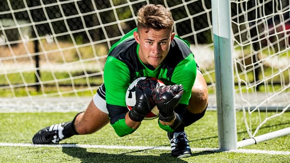 Elite Sport Revolution II Combi Goalkeeper Gloves - Black