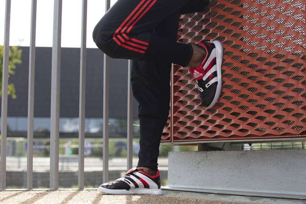 SOCCER.COM Reveals adidas Iconic Predator Accelerator Black/Red/White  Remake soccer cleats and shoes