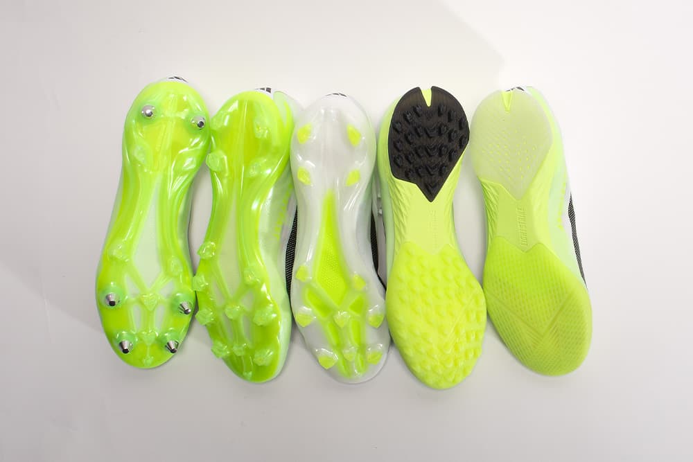 adidas X CrazyFast cleat surfaces