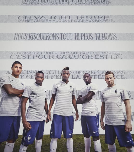 Nike launches France 2014 Away