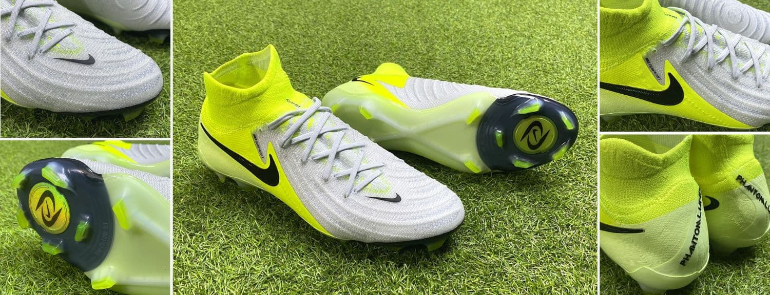 Nike Phantom Luna 2 Pro FG Soccer Cleats Neon Yellow White DV3166 700 Men 8 Nike White 10.5 US Soccer Shoes & Cleats for Men for sale | eBay main image 4