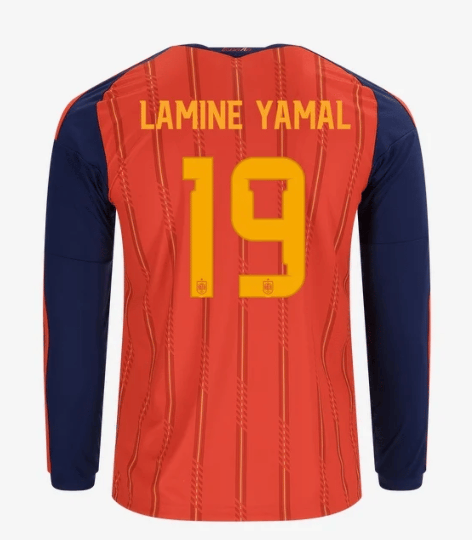 スペイン代表 LAMINE YAMAL 19 ユニフォーム 2026 Lamine Yamal #19