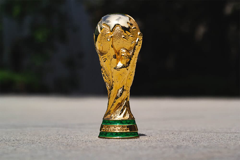 Replica FIFA World Cup trophy