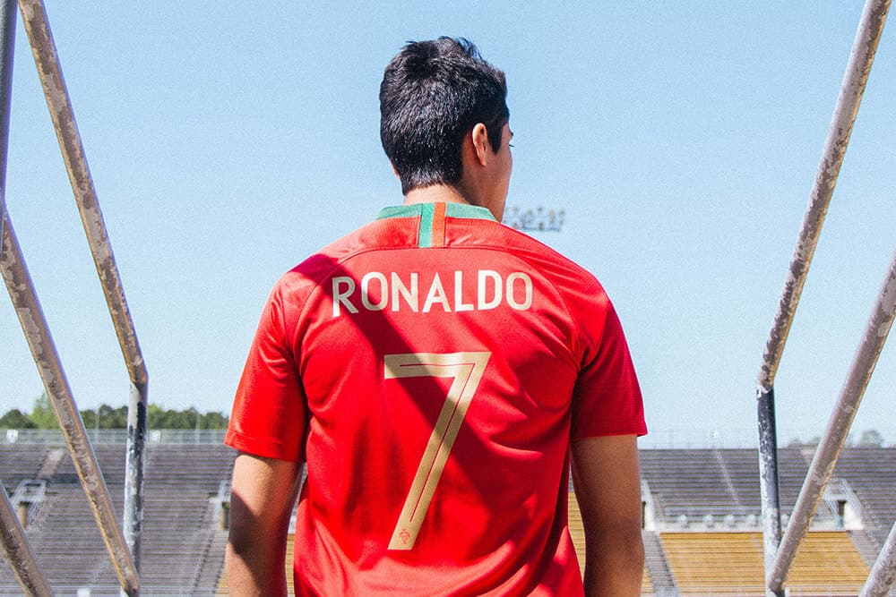 2018 Nike Portugal home jersey
