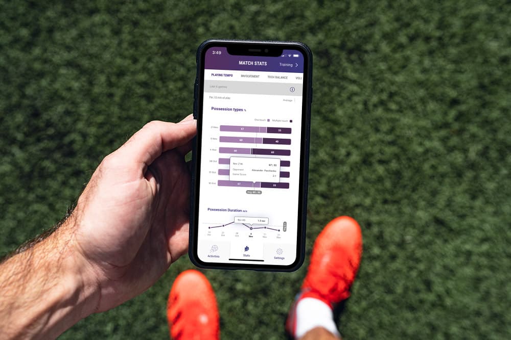 Using the Playermaker soccer tracker mobile app
