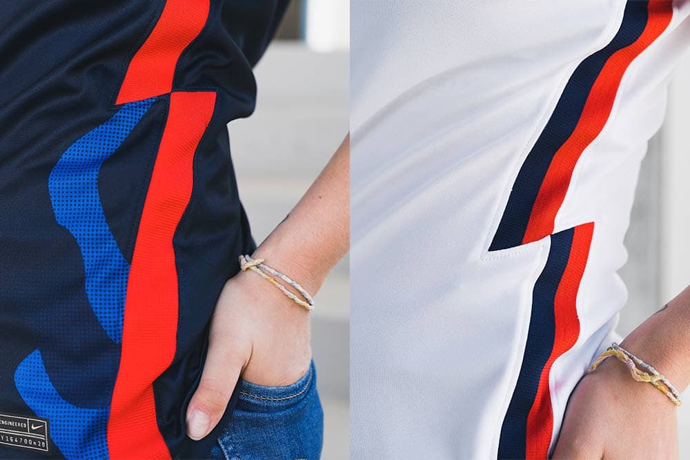 Side stripes on the 2020 Nike USA Soccer Jerseys