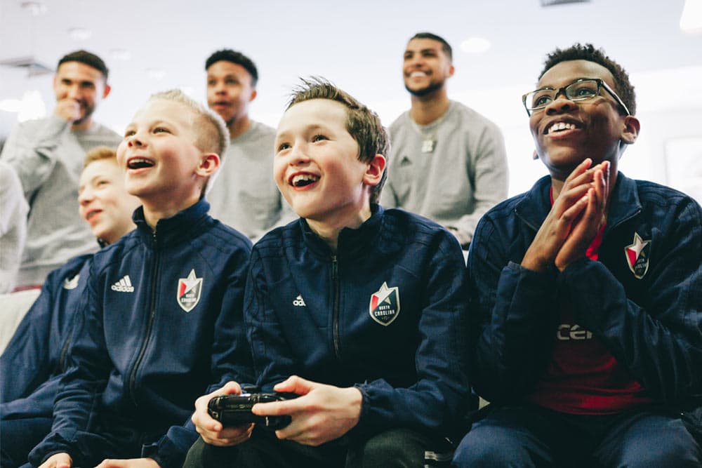 USMNT adidas stars surprise NCFC Youth players