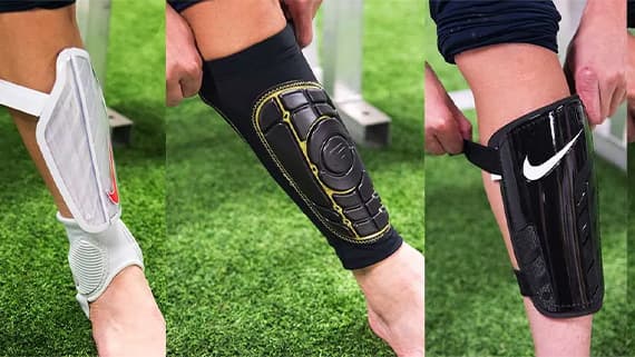 Nike J Guard White Soccer Shin Guards