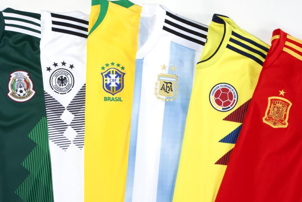 World Cup jerseys