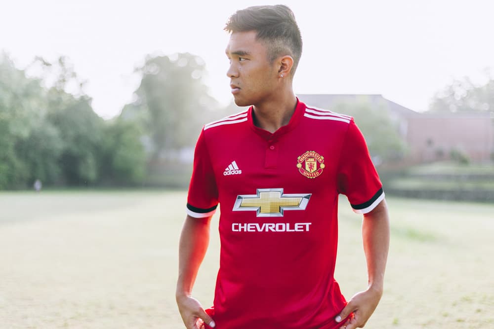 Adidas Reveals 2017 18 Manchester United Home Jersey