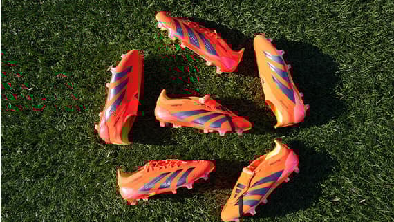 adidas Predator Elite FG Junior Firm Ground Soccer Cleat - Solar Yellow/Black/Solar Red