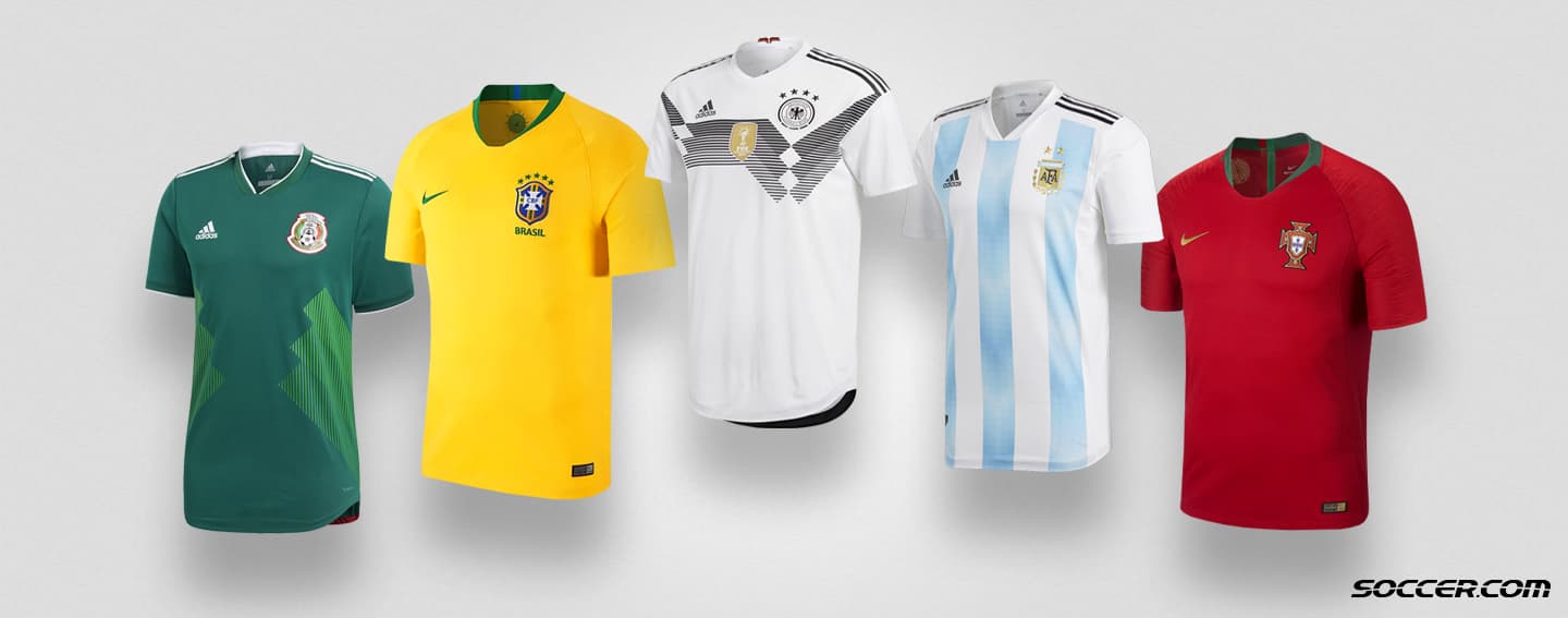  Mexico Brazil Germany Argentina and Portugal jerseys