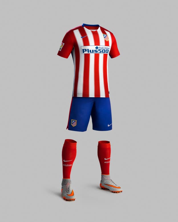 Nike Reveals 2015 16 Atletico De Madrid Home Shirt