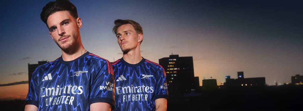 Men's Replica Adidas Arsenal Away