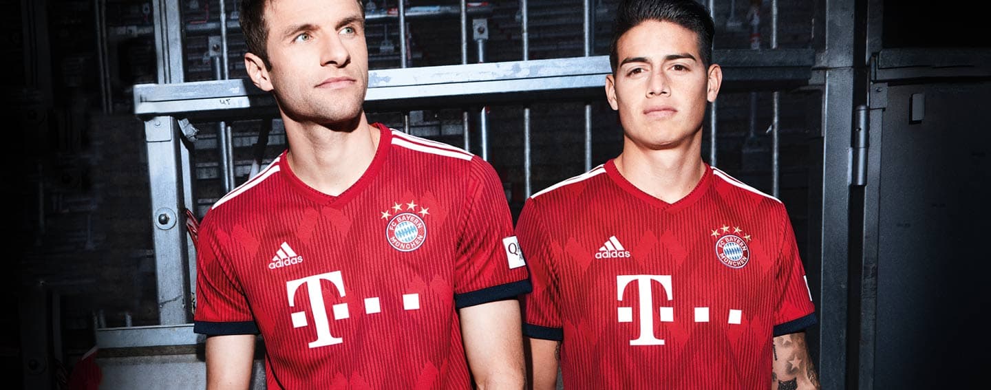  adidas Bayern Munich 2018/19 home jersey