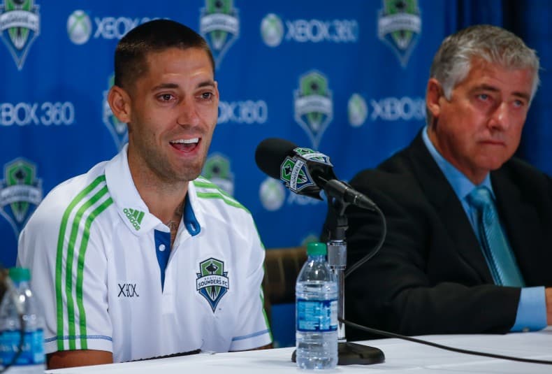 Seattle Sounders Introduce Clint Dempsey