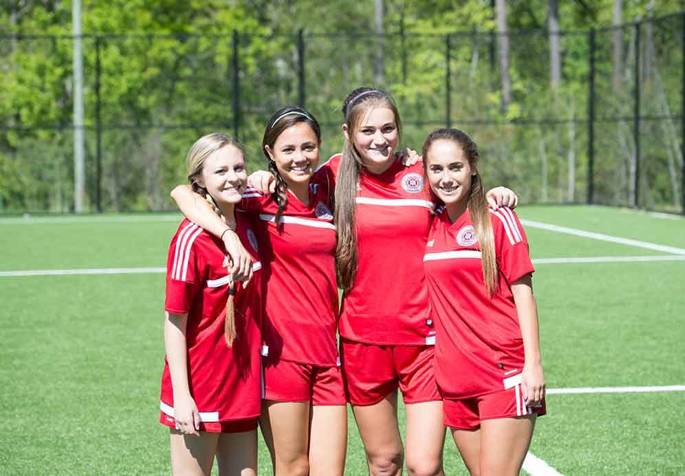 Youth soccer players share pride in their jersey
